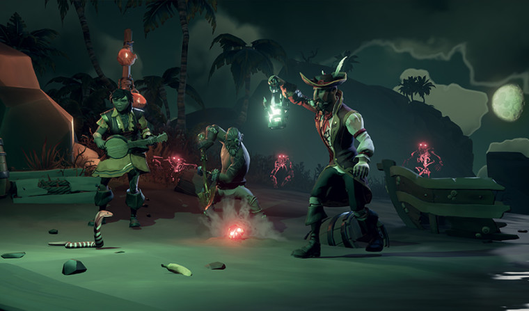 The Sea of Thieves Halloween update adds new skeletons and the Fort of the Damned