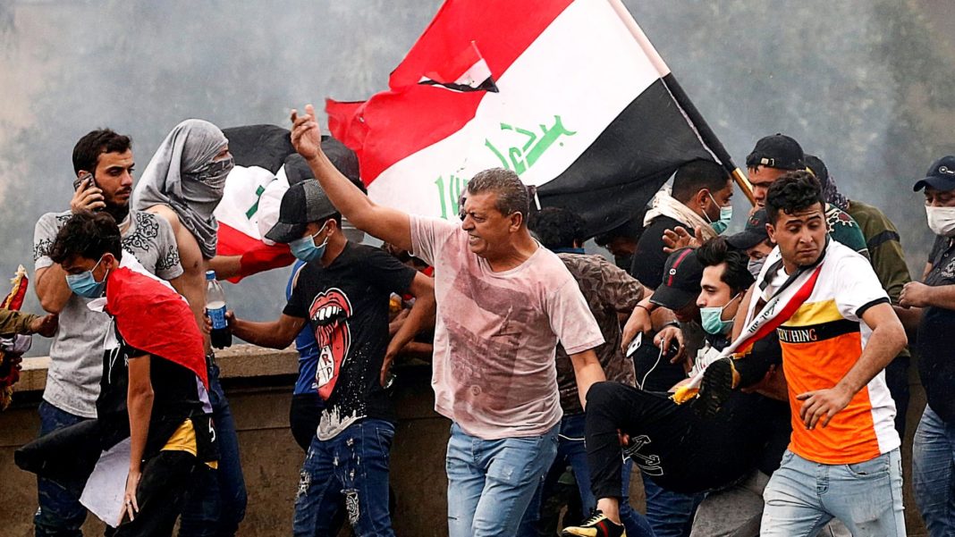 Hundreds continue protests in Baghdad as death toll tops 60