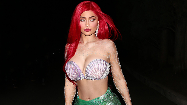 Kylie Jenner Is Red Hot as The Little Mermaid’s Ariel in Latest Halloween Costume