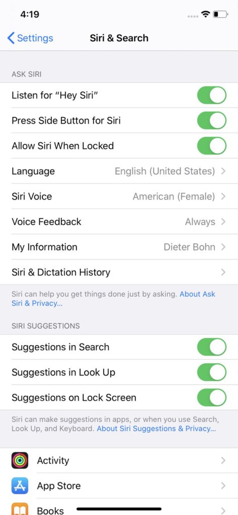 How to delete your Siri history in iOS 13.2