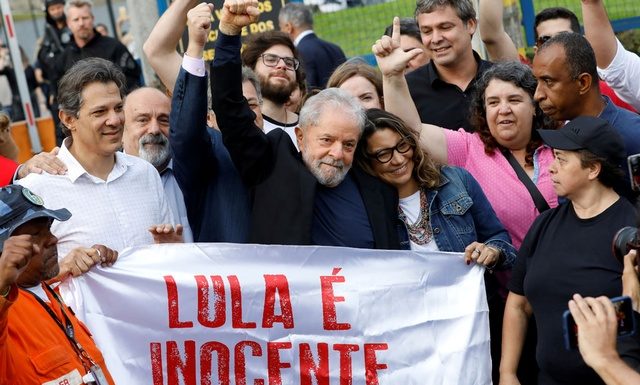 Brazil's ex-President Lula freed from prison