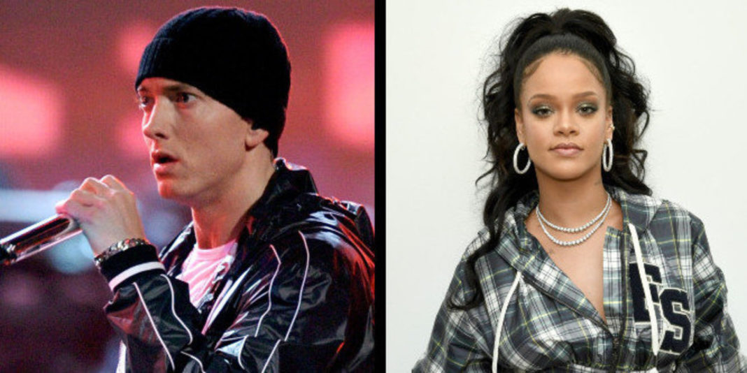 Eminem Says He Sides With Chris Brown Over Rihanna Assault on Alleged Leaked Song