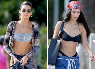 Kendall Jenner, Bella Hadid, and Their Cool Bikinis Hang Out in Miami