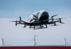 Pilotless air taxi from China’s Ehang takes flight in the US for the first time