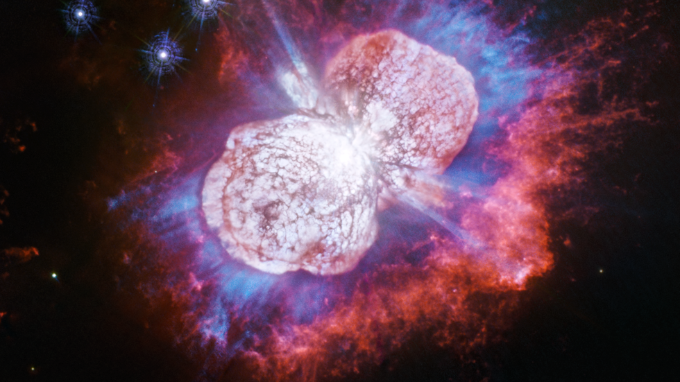 A giant star ate its dead neighbor and caused one of the brightest supernovas ever, new study suggests