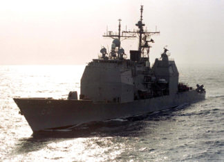 US warship in Arabian Sea seizes suspected Iranian weapons