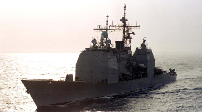 US warship in Arabian Sea seizes suspected Iranian weapons