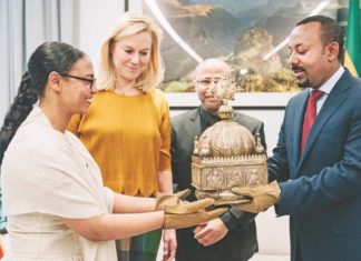 Ethiopian 18th Century crown returns home from Netherlands
