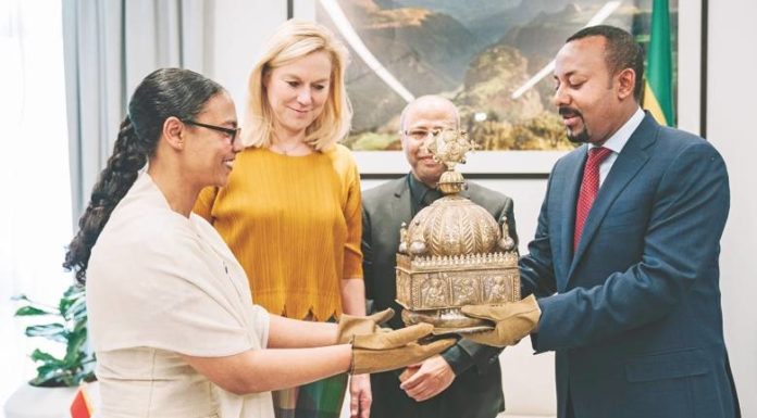 Ethiopian 18th Century crown returns home from Netherlands
