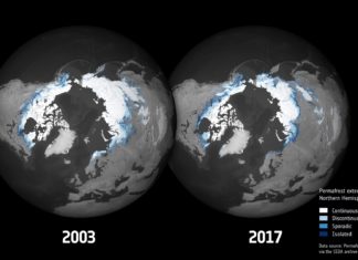 Stunning Animation Shows Permafrost Changes in the Arctic Due to Climate Change