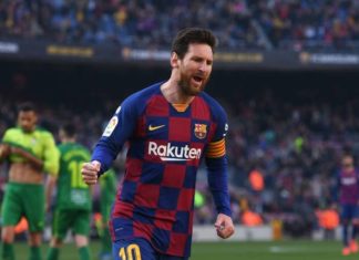 Messi just 17 goals away from historic Pele record