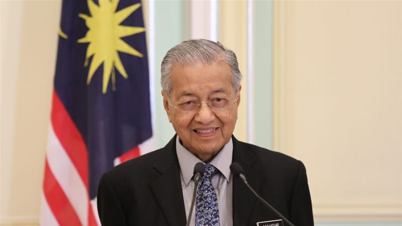 Malaysia's Mahathir submits resignation to king