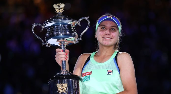 Sofia Kenin wins first grand slam title after beating Garbine Muguruza in the Australian Open final