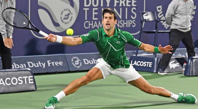 Djokovic Saves 3 M.P. To Overcome Monfils In Dubai Thriller
