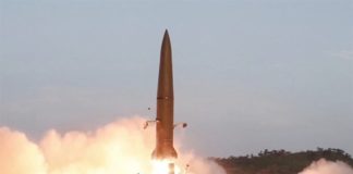 North Korea fires two projectiles into sea