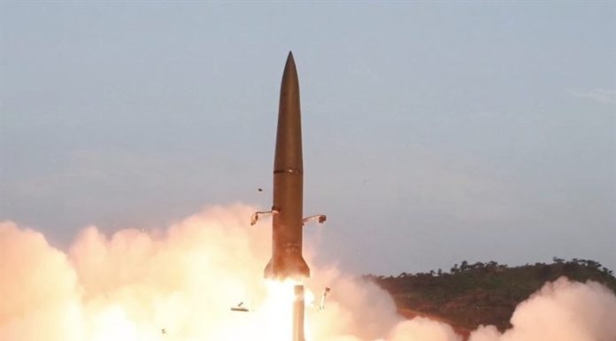 North Korea fires two projectiles into sea