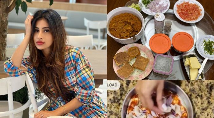 Mouni Roy is enjoying her self-quarantine period by binging on favourite dishes