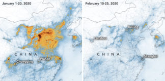 Maps show drastic drop in China’s air pollution after coronavirus quarantine