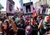Feminist groups hold mass Women's Day marches across Chile