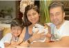 Shilpa Shetty shares family pic as daughter Samisha is 40 days old: ‘So grateful for just having a healthy family’