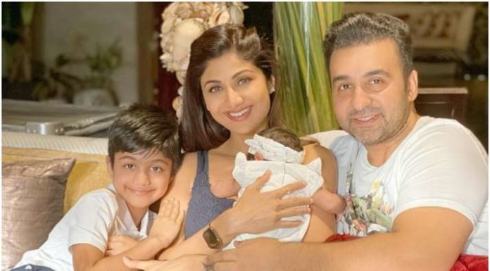 Shilpa Shetty shares family pic as daughter Samisha is 40 days old: ‘So grateful for just having a healthy family’