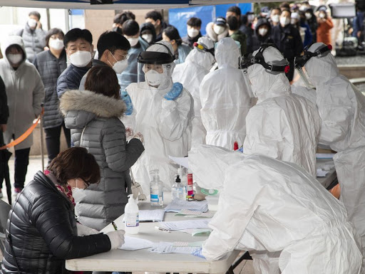 South Korea reports 76 more virus cases, 9,037 in total