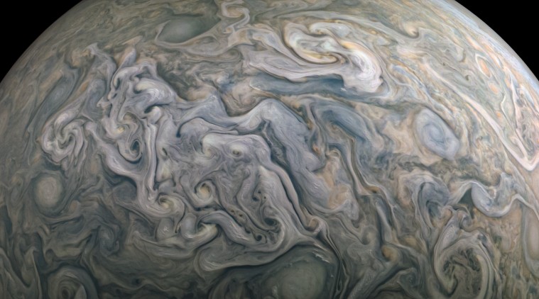 Jupiter looks like a modern art portrait in these JunoCam images