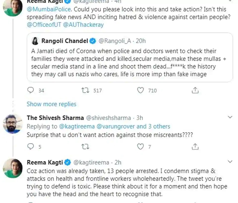 Kangana Ranaut’s sister Rangoli Chandel’s Twitter account suspended