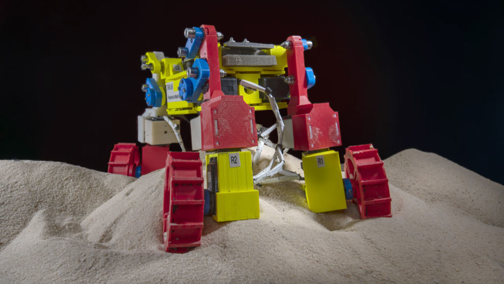 Wiggling wheels could keep future rovers trucking in loose lunar soil