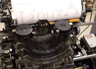 Watch this 90-year-old tech turned Linux terminal create ASCII art