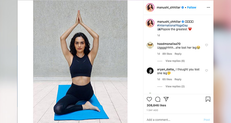 Yoga Has Made Me Stronger: Manushi Chillar