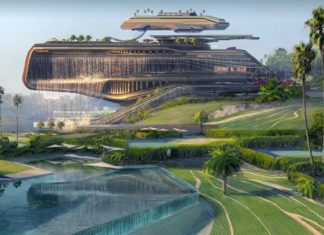 New Cyberpunk 2077 concept art shows off the mega-rich Westbrook district