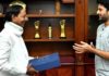 Tollywood Actor Nithiin Invites CM KCR To His Wedding Ceremony