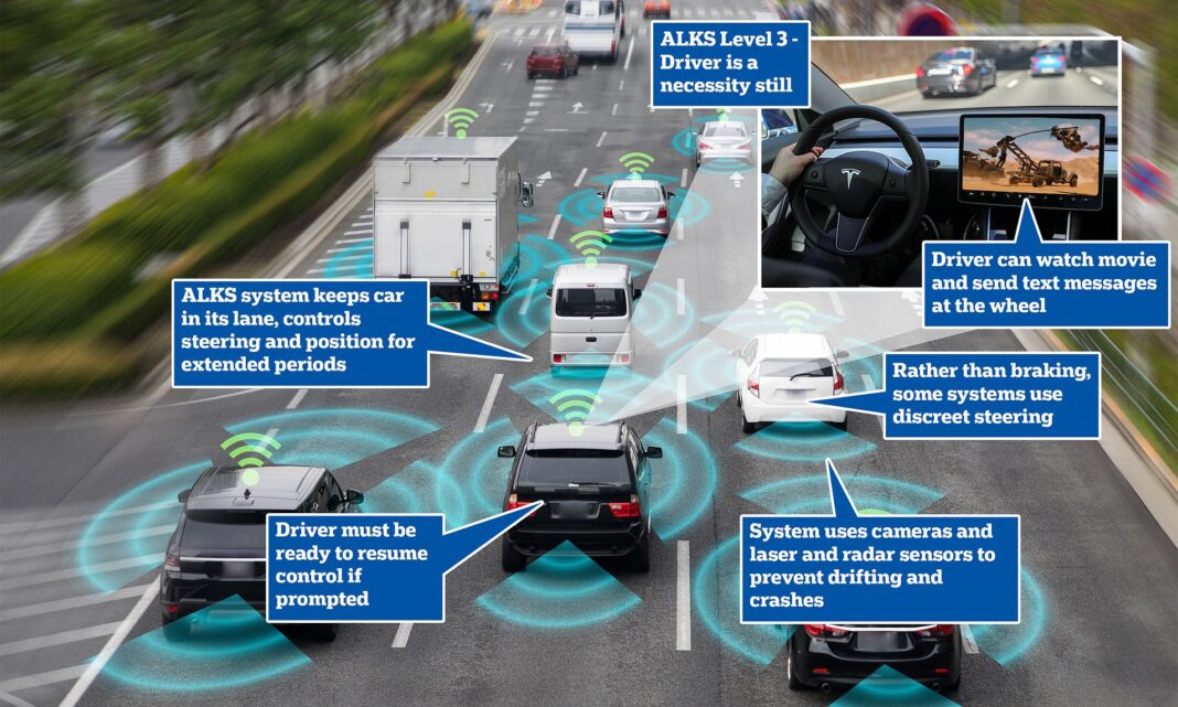 UK tests automation tech to allow drivers some options to go hands-free