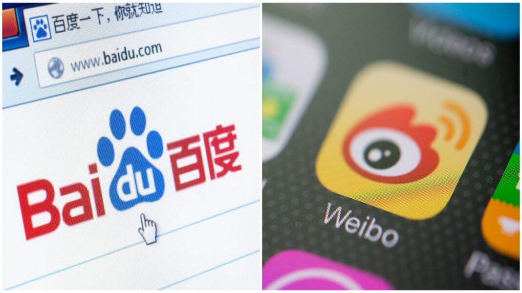 Baidu Search, Weibo gets banned in India