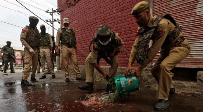 Rebels kill police in Kashmir ahead of India's Independence Day