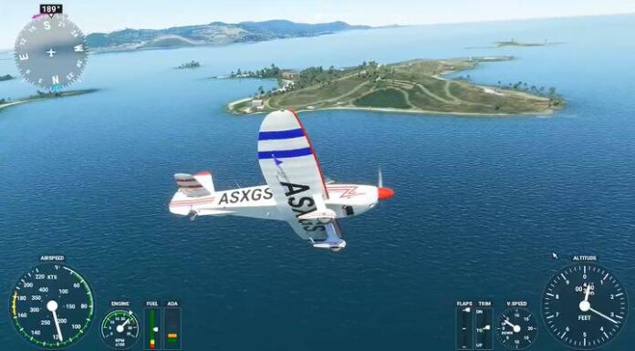 Microsoft Flight Simulator Players Flying To Epstein's Island, Area 51