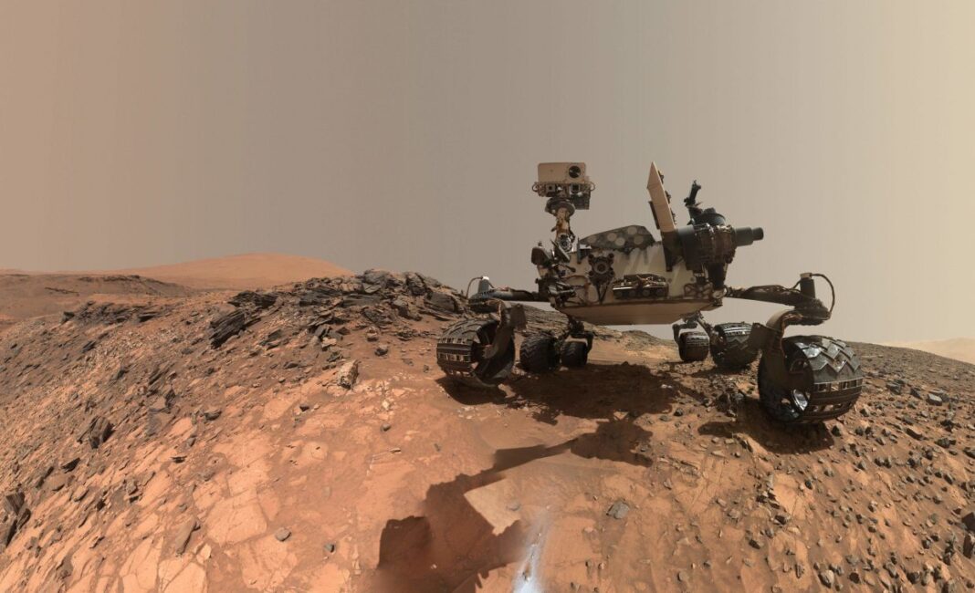 The NASA rover is preparing to take its first Mars rock samples