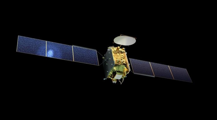 World's first commercial re-programmable satellite Eutelsat Quantum blasts into space