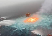 'The ocean is on fire': Gas leak from underwater pipeline sees flames erupt in Gulf of Mexico