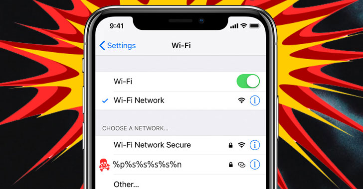 Turns Out That Low-Risk iOS Wi-Fi Naming Bug Can Hack iPhones Remotely